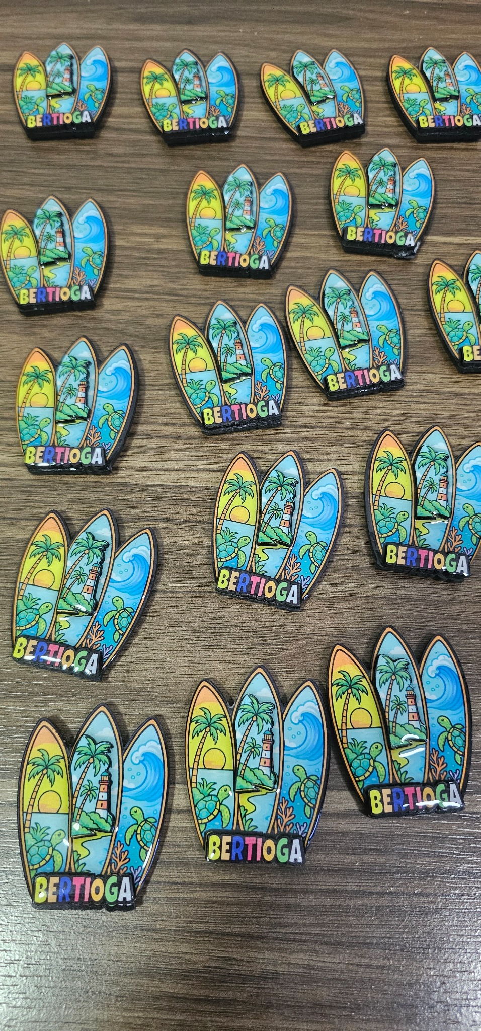 Ímãs turísticos Bertioga